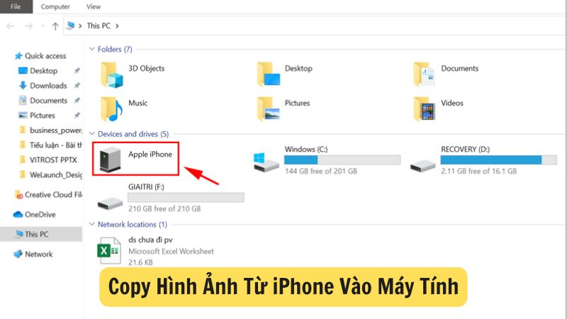 Copy Hình Ảnh Từ iPhone Vào Máy Tính